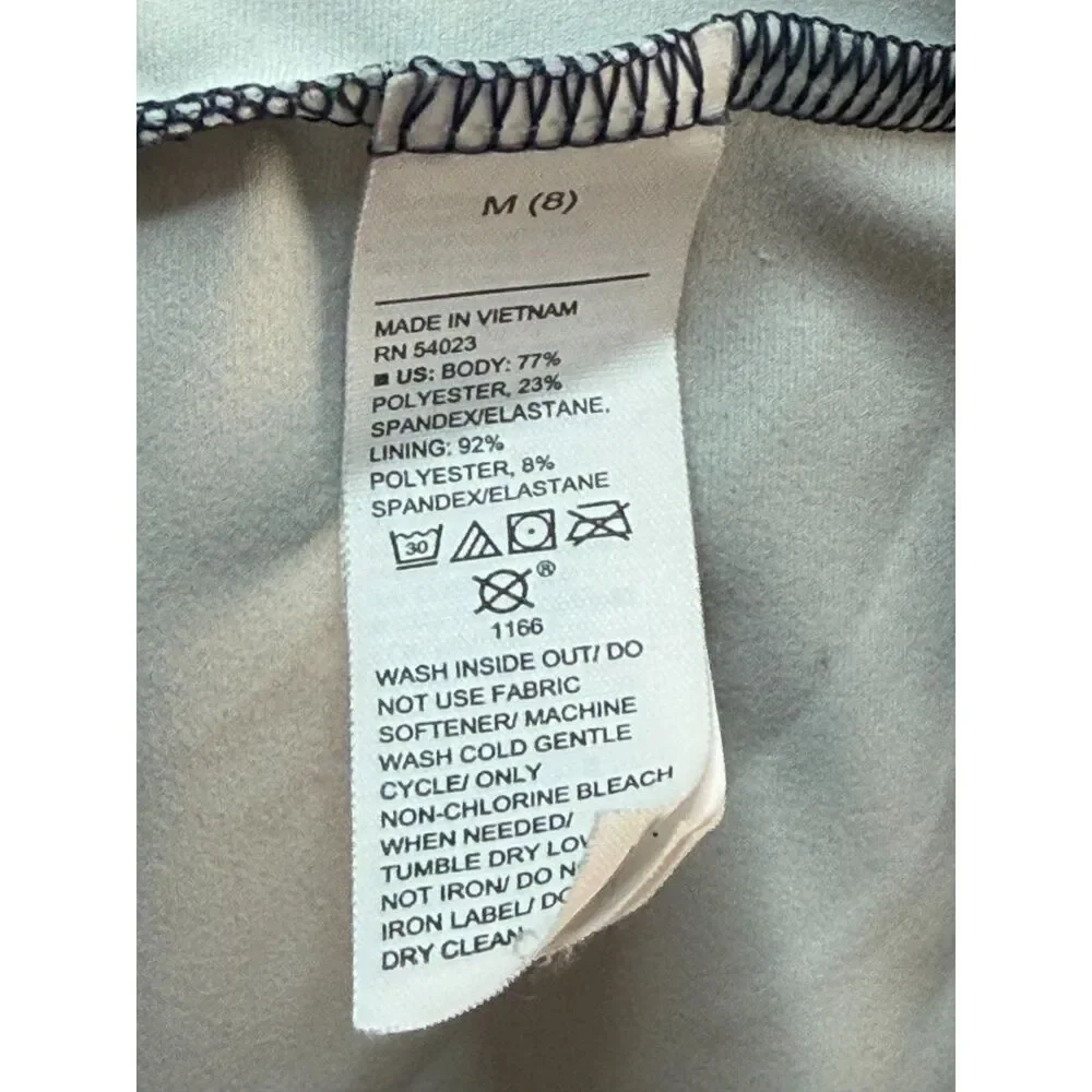 Old Navy PowerSoft Girls M 8 Teal Gold Marble Longline Sports Bra Crop Top